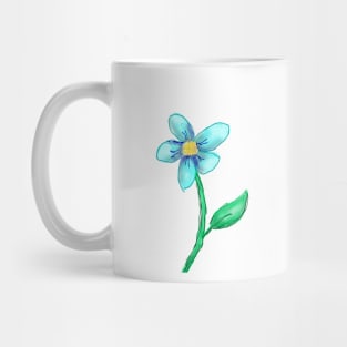 Blue flower Mug